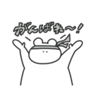 使いやすい無表情動物（くま）（個別スタンプ：13）