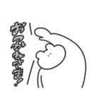 使いやすい無表情動物（くま）（個別スタンプ：20）