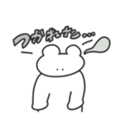 使いやすい無表情動物（くま）（個別スタンプ：23）