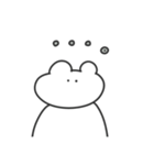 使いやすい無表情動物（くま）（個別スタンプ：31）