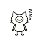 まんまる一つ目猫のスタンプ（個別スタンプ：4）