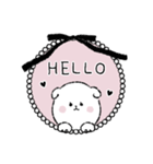 マシュマロみたいなしろいいぬ。（個別スタンプ：11）