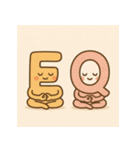 EQ（感情知能）のEちゃんとQちゃん（個別スタンプ：2）