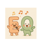 EQ（感情知能）のEちゃんとQちゃん（個別スタンプ：3）