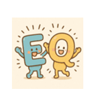 EQ（感情知能）のEちゃんとQちゃん（個別スタンプ：4）