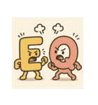 EQ（感情知能）のEちゃんとQちゃん（個別スタンプ：7）