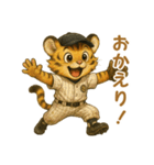 子虎×ベースボール（野球）！（個別スタンプ：24）