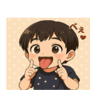 可愛い息子のスタイル（個別スタンプ：7）