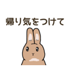 我が子を見守るうさぎ（個別スタンプ：14）