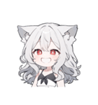 ウルふわ！ウルフガールの日常（個別スタンプ：3）