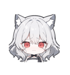 ウルふわ！ウルフガールの日常（個別スタンプ：7）