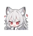 ウルふわ！ウルフガールの日常（個別スタンプ：8）