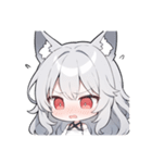 ウルふわ！ウルフガールの日常（個別スタンプ：10）
