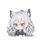 ウルふわ！ウルフガールの日常（個別スタンプ：13）