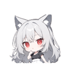 ウルふわ！ウルフガールの日常（個別スタンプ：17）