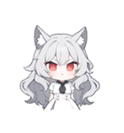 ウルふわ！ウルフガールの日常（個別スタンプ：23）