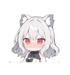 ウルふわ！ウルフガールの日常（個別スタンプ：27）