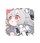 ウルふわ！ウルフガールの日常（個別スタンプ：28）