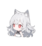 ウルふわ！ウルフガールの日常（個別スタンプ：32）