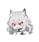 ウルふわ！ウルフガールの日常（個別スタンプ：33）