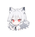 ウルふわ！ウルフガールの日常（個別スタンプ：36）