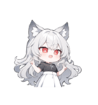 ウルふわ！ウルフガールの日常（個別スタンプ：38）
