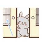 表情豊かなうさぎ usamusiのスタンプ21（個別スタンプ：5）