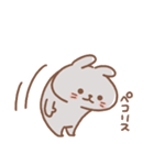 表情豊かなうさぎ usamusiのスタンプ21（個別スタンプ：9）