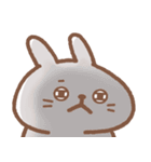 表情豊かなうさぎ usamusiのスタンプ21（個別スタンプ：10）