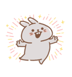 表情豊かなうさぎ usamusiのスタンプ21（個別スタンプ：13）