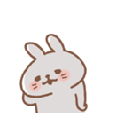 表情豊かなうさぎ usamusiのスタンプ21（個別スタンプ：17）