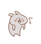 表情豊かなうさぎ usamusiのスタンプ21（個別スタンプ：33）