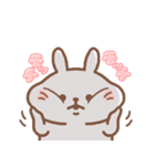 表情豊かなうさぎ usamusiのスタンプ21（個別スタンプ：36）