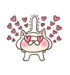 【毎日使える】白猫の座敷童めぐちゃん（個別スタンプ：16）