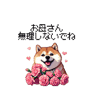 母の日 父の日 記念日の太っちょ柴犬（個別スタンプ：7）