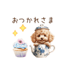 母の日・父の日☆動くトイプードル（個別スタンプ：22）