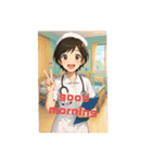 朝のおはようマジック（個別スタンプ：7）