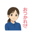 かわいい女の子 リアクション2（個別スタンプ：5）