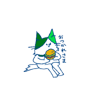 ハナタカねこと小物たち。（個別スタンプ：3）