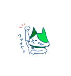 ハナタカねこと小物たち。（個別スタンプ：11）