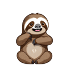 ナマケモノポーズ（個別スタンプ：5）