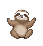 ナマケモノポーズ（個別スタンプ：9）