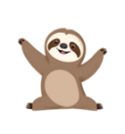 ナマケモノポーズ（個別スタンプ：11）
