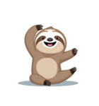 ナマケモノポーズ（個別スタンプ：16）