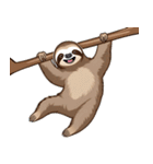 ナマケモノポーズ（個別スタンプ：21）