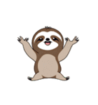 ナマケモノポーズ（個別スタンプ：22）