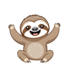 ナマケモノポーズ（個別スタンプ：26）
