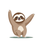 ナマケモノポーズ（個別スタンプ：31）