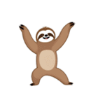 ナマケモノポーズ（個別スタンプ：36）