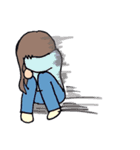 メンヘラごっこスタンプ（個別スタンプ：21）